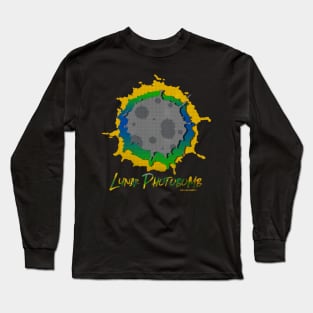 Lunar Eclipse Photobomb Long Sleeve T-Shirt